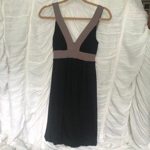 Ella Moss VNeck Sleeveless Black Dress from Anthro